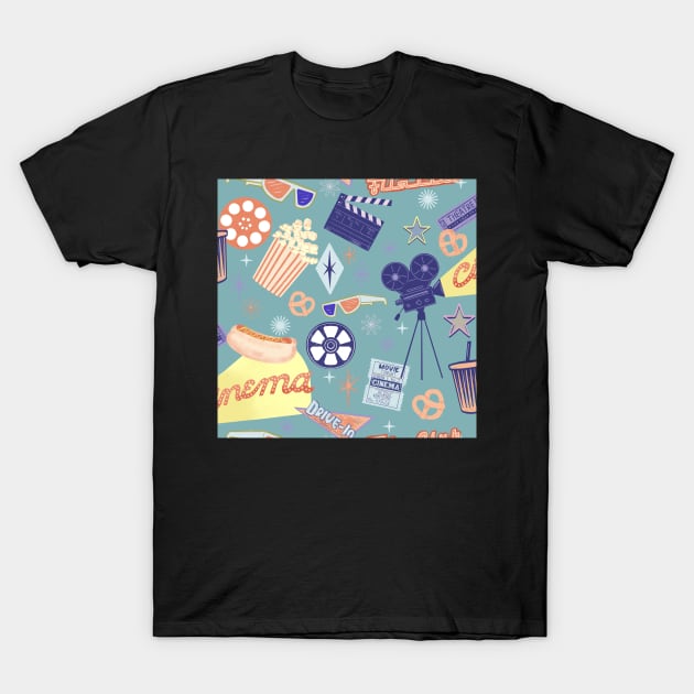 Retro movies T-Shirt by Papergrape